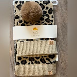 C & C California scarf and hat gift set